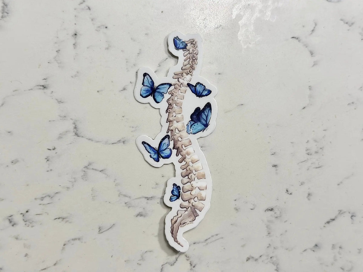 Butterfly Spine Sticker - SandySpines