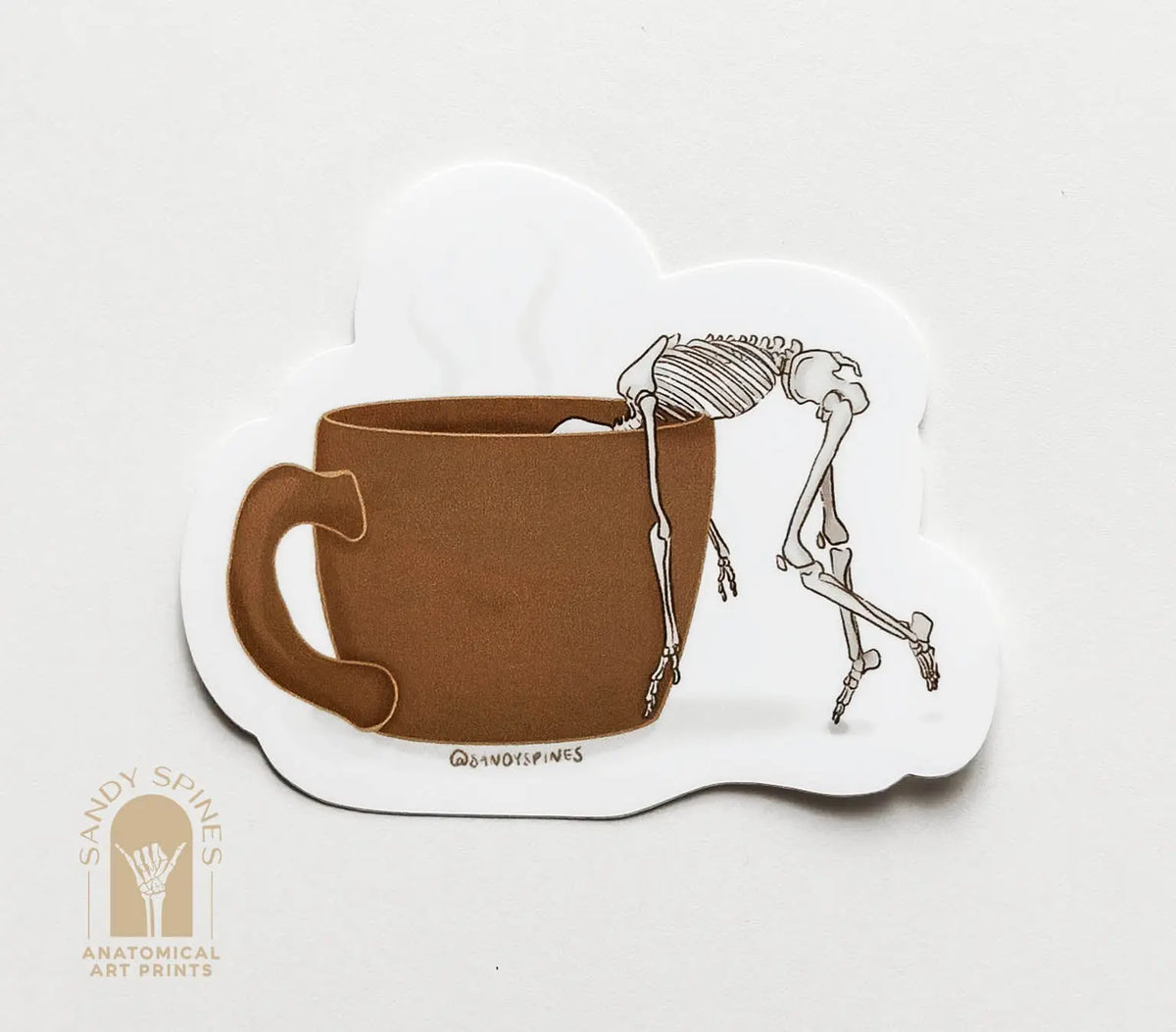 Finals Week ~ Coffee Sticker - SandySpines