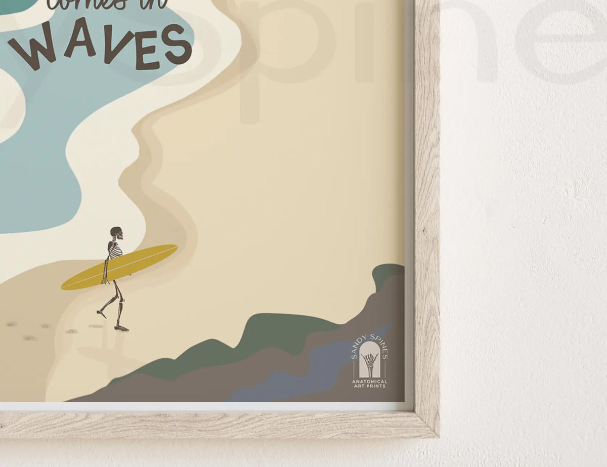 Healing comes in Waves | Ocean Version - SandySpines