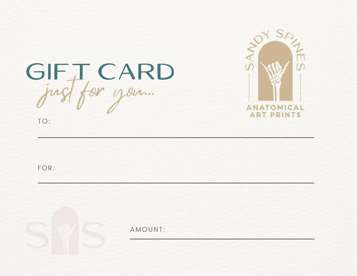 SandySpines Giftcard - SandySpines