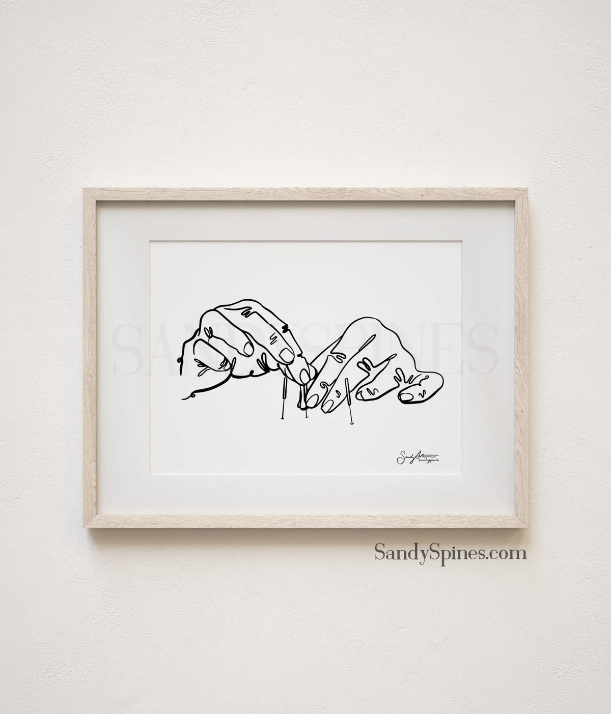 Acupuncture Line Art - SandySpines