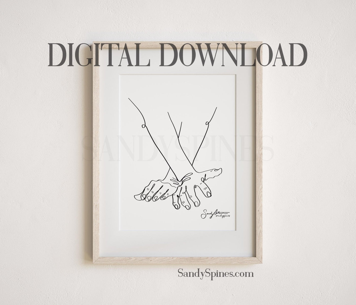 Adjusting Hands 1 | DIGITAL DOWNLOAD only - SandySpines