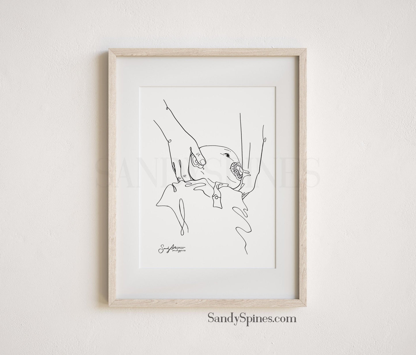 Pediatric Line Art 2 - SandySpines