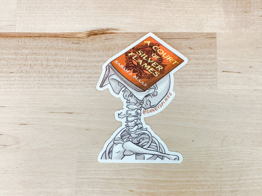Acotar Girlie Skeleton Sticker