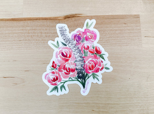Rose Spine Sticker