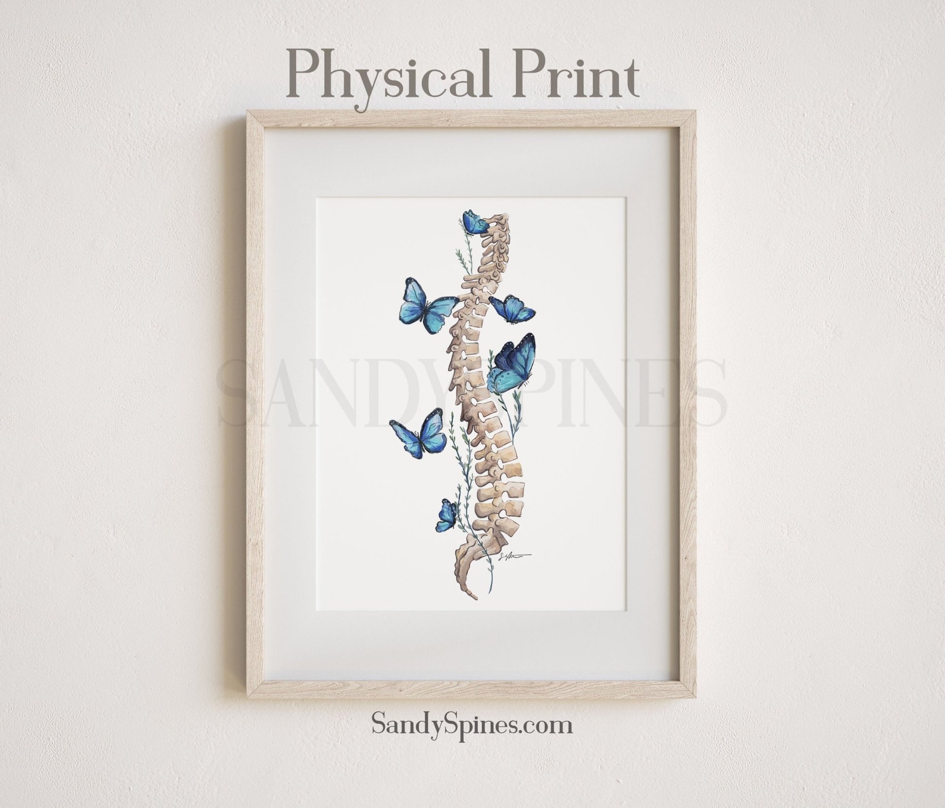 Butterfly Spine Print - SandySpines
