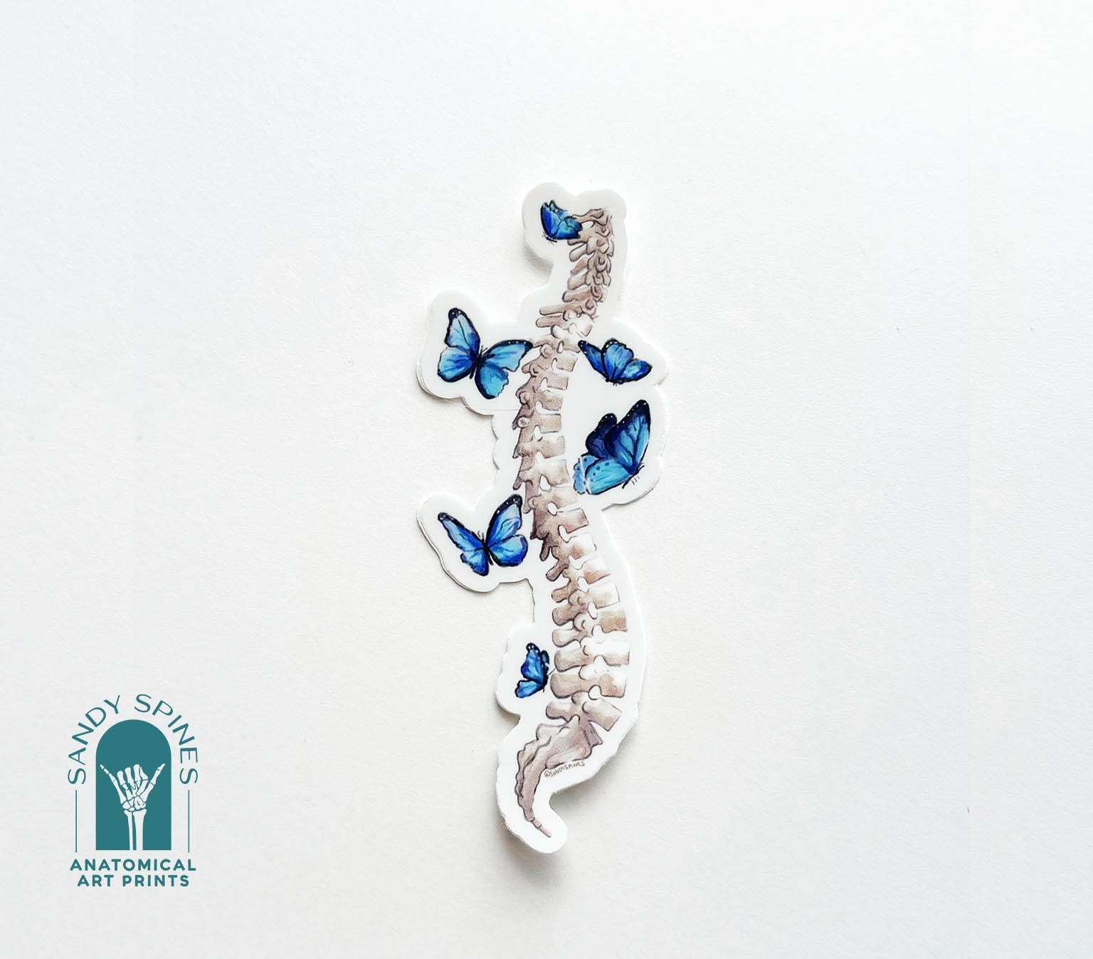 Butterfly Spine Sticker - SandySpines