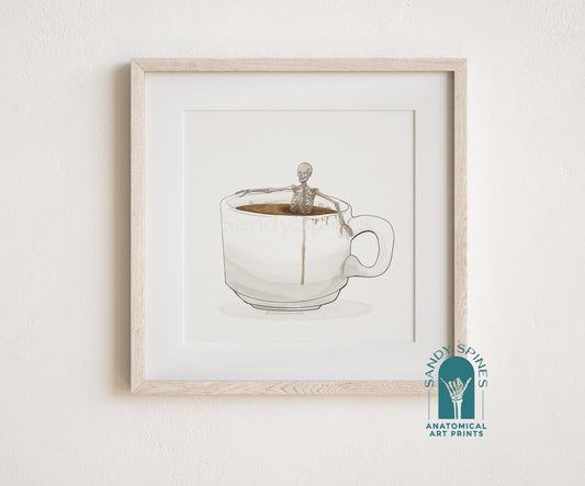 Coffee Bath Print - SandySpines