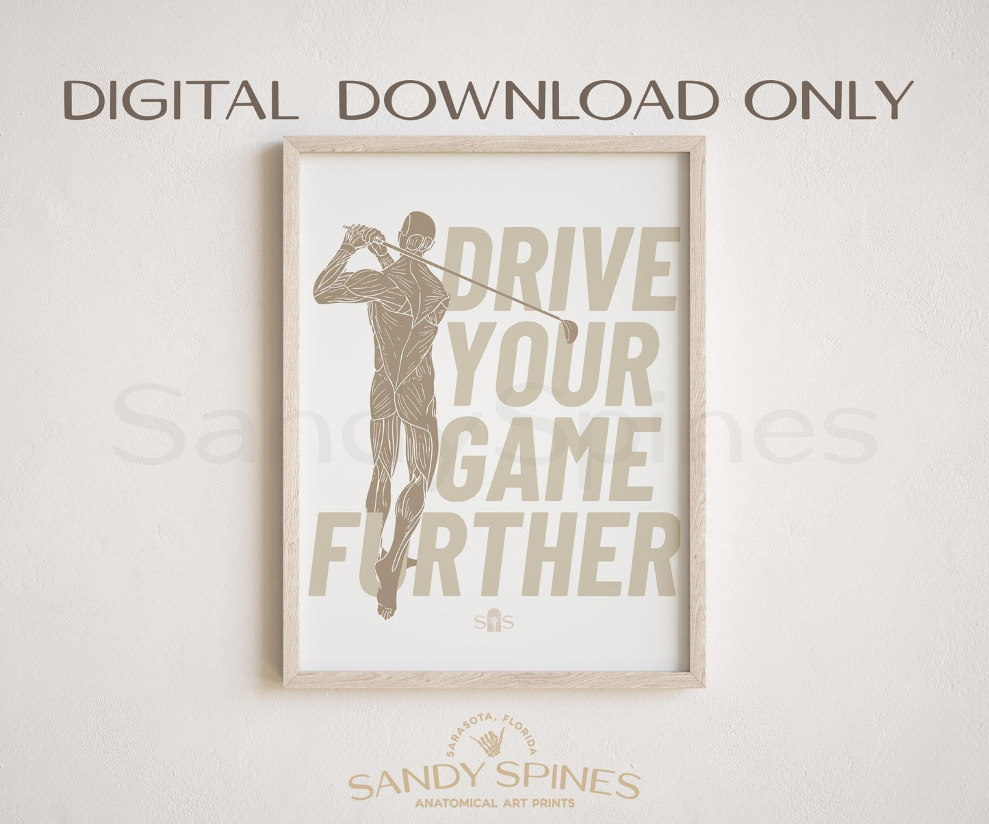 Drive Your Game Forward Digital Download Poster - SandySpines