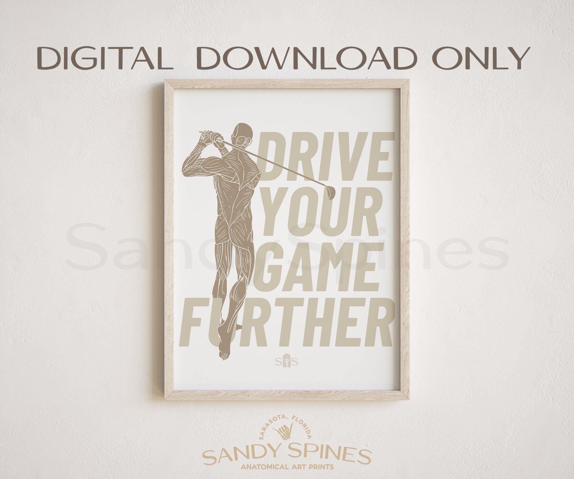 Drive Your Game Forward Digital Download Poster - SandySpines