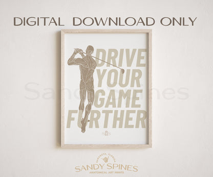 Drive Your Game Forward Digital Download Poster - SandySpines