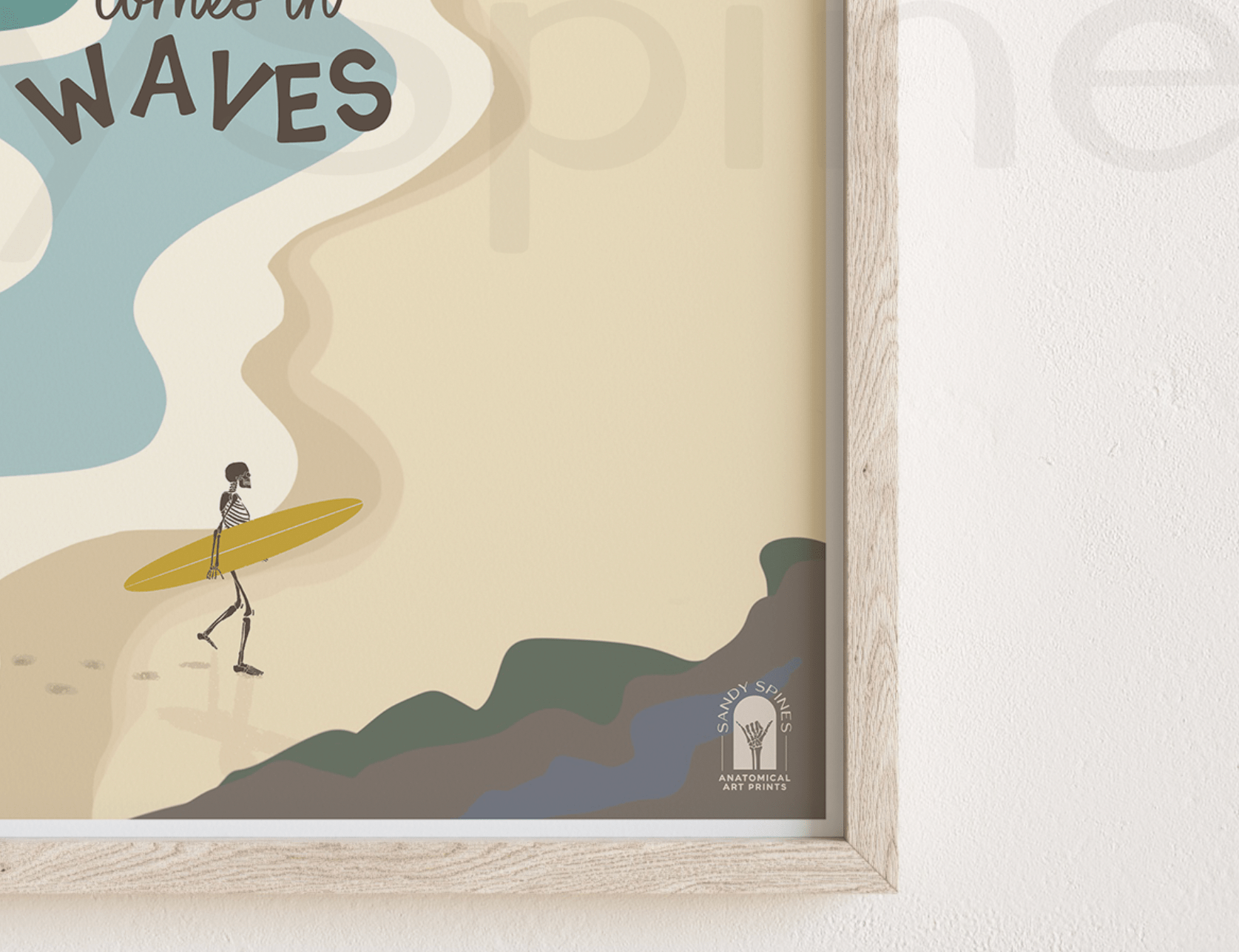 Healing comes in Waves | Ocean Version - SandySpines
