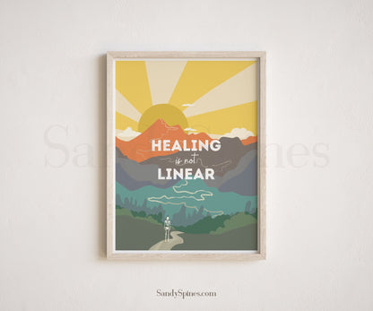 Healing is not Linear | Mountain Version - SandySpines