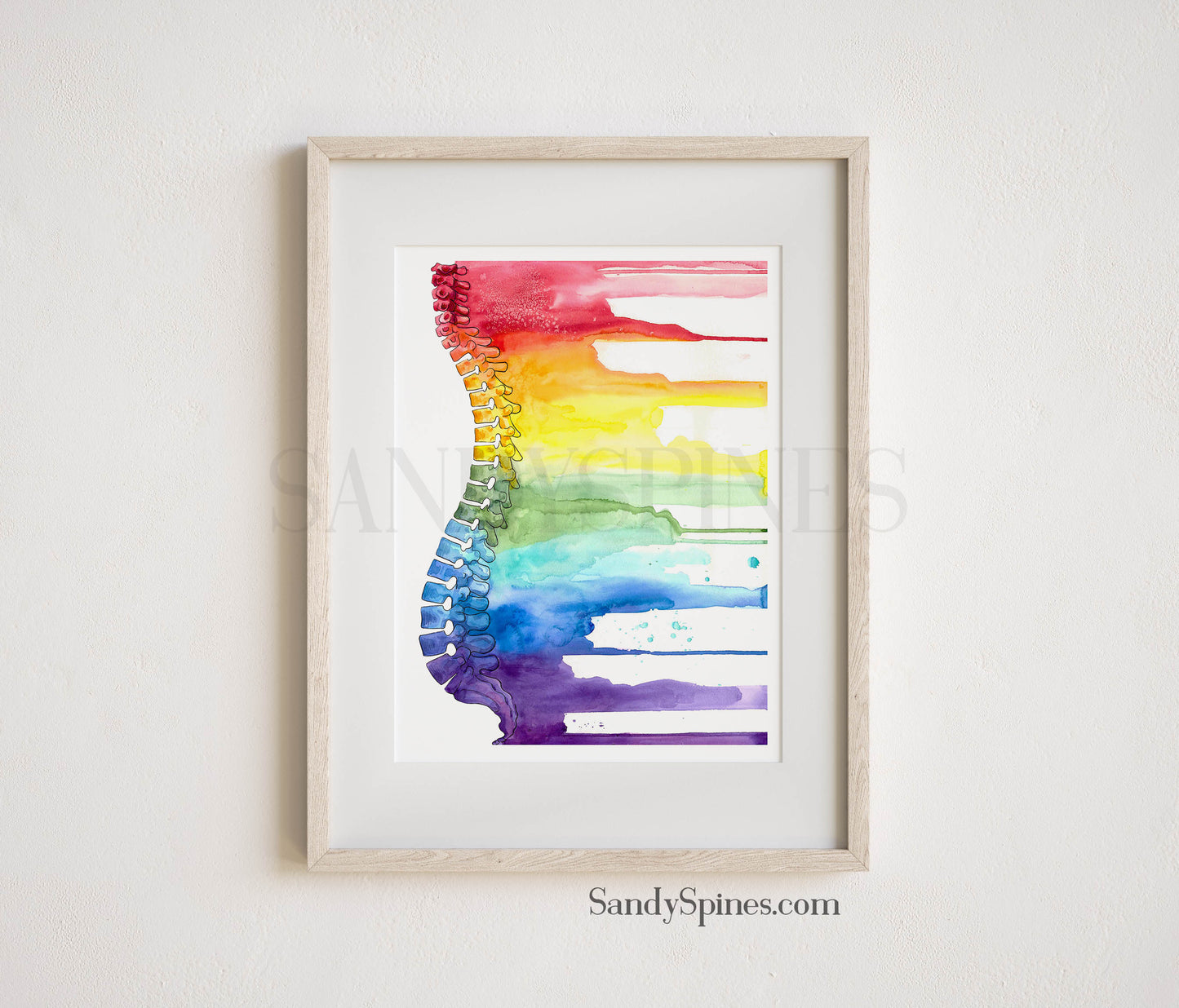Rainbow Lady Spine Print