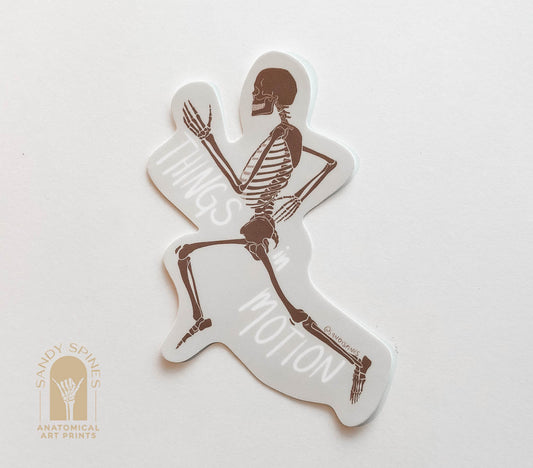 Things in Motion Sticker