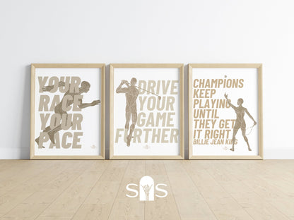 Your Race Motivational Posters modern poster designs for PTs