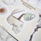 Coffee Spines Sticker Pack