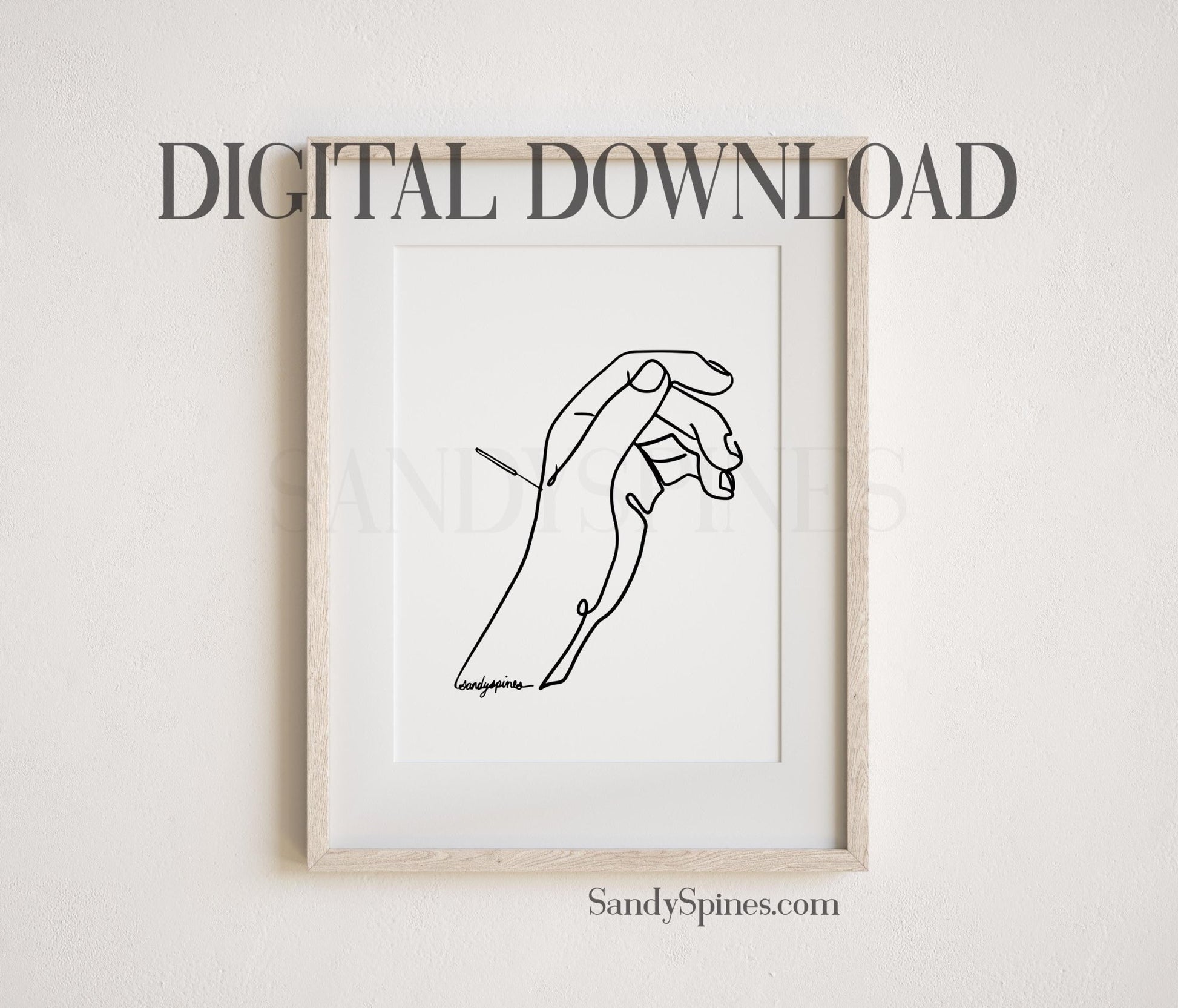 Acupuncture Line Art 2 | DIGITAL DOWNLOAD only - SandySpines
