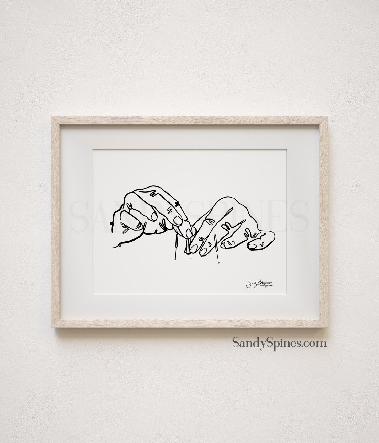 Acupuncture Line Art - SandySpines