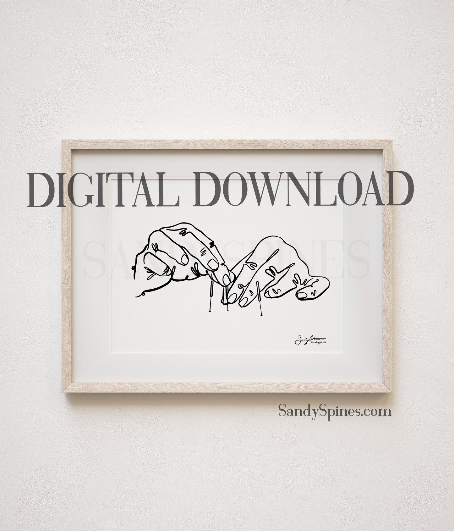 Acupuncture Line Art | DIGITAL DOWNLOAD only