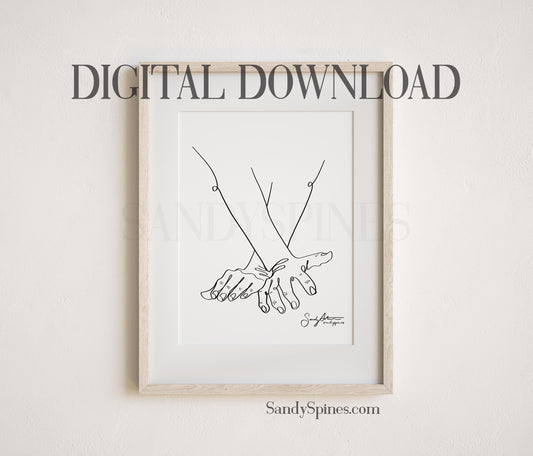 Adjusting Hands #1 | DIGITAL DOWNLOAD only