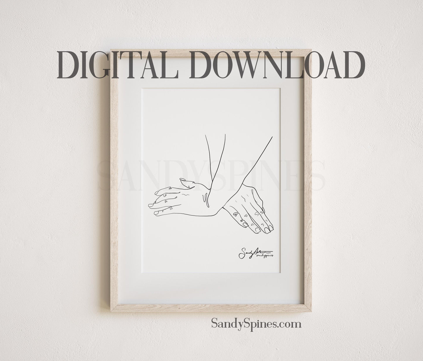 Adjusting Hands #2 | DIGITAL DOWNLOAD only