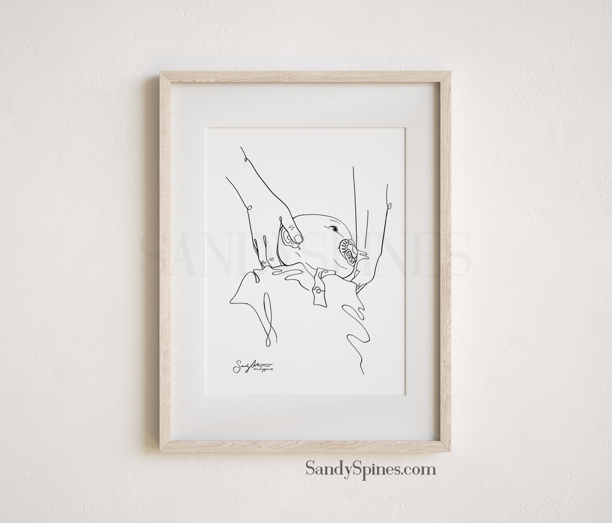 Pediatric Line Art 2 - SandySpines